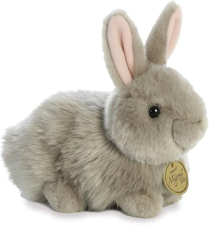 Angora Bunny Grey Stuffed Animal