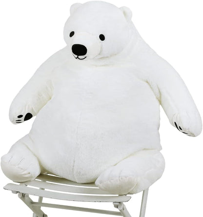 Huge Black Bear Plush, 60cm Giant Stuffed Bear Soft Toy